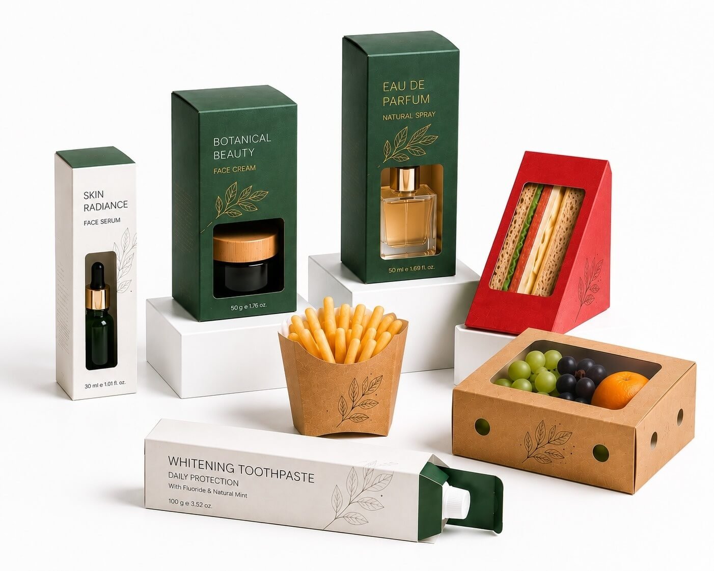 Kraft paper packaging material